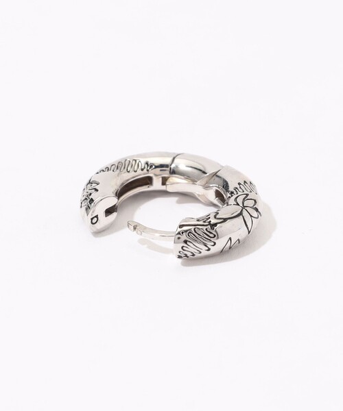 ピアス avgvst Black Millefleurs Hoop ピアス レディースの画像