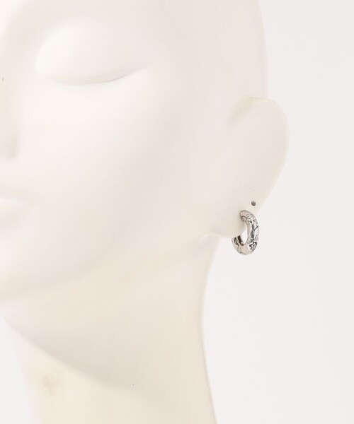 ピアス avgvst Black Millefleurs Hoop ピアス レディースの画像