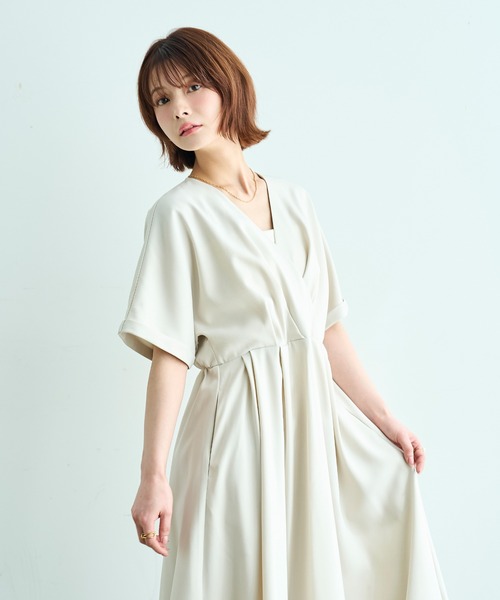 「mil」 半袖ワンピース X-SMALL ブラック レディース_画像4