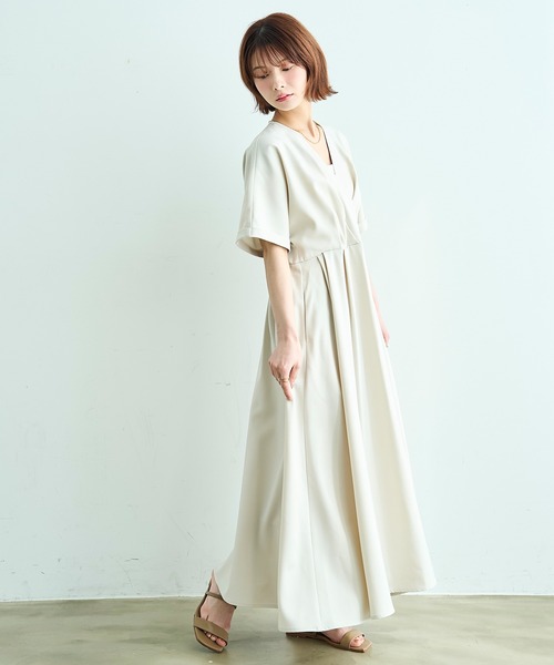 「mil」 半袖ワンピース X-SMALL ブラック レディース_画像7