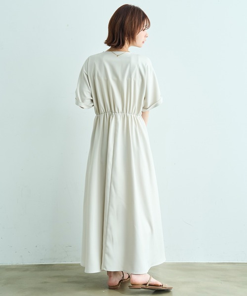 「mil」 半袖ワンピース X-SMALL ブラック レディース_画像8
