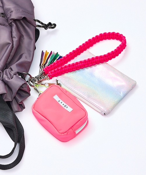 cheek キーホルダー 「cheek」aurora pouch set charm オーロラ ポーチ