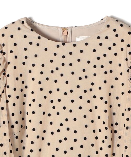「ships little black」 半袖ワンピース ONE SIZE ベージュ レディース_画像5