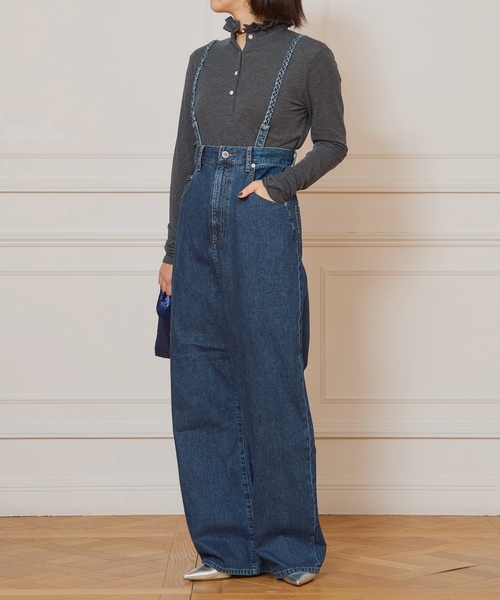 「IENA LA BOUCLE」 デニムパンツ 36 ブルー系その他 レディース_画像4