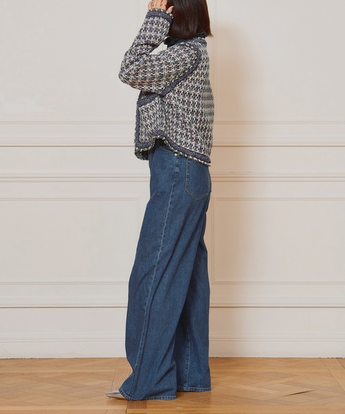 「IENA LA BOUCLE」 デニムパンツ 36 ブルー系その他 レディース_画像6