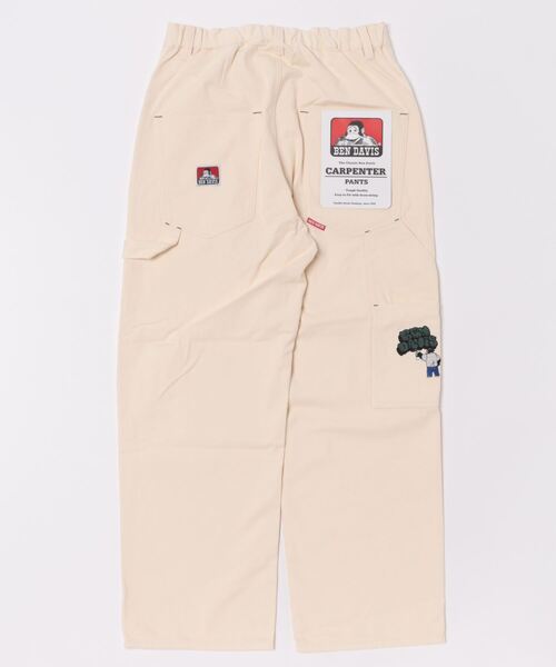 「BEN DAVIS」 カーゴパンツ MEDIUM オフホワイト メンズ_画像3