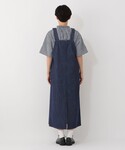 デニムスカート デニムジャンパースカート OR...の詳細画像1