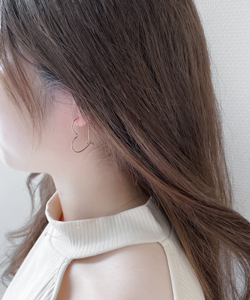 BLOOM（アクセサリー） ピアス K14 ゴールドフィルド ハート