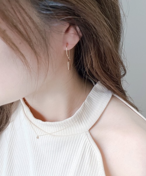BLOOM（アクセサリー） ピアス K14 ゴールドフィルド ハート