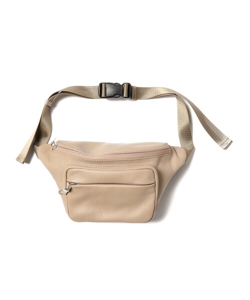 バッグ ウエストポーチ B:MING by BEAMS / レザー ウエストバッグ