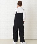 サロペット オーバーオール ゆったりワイドサロ...の詳細画像3