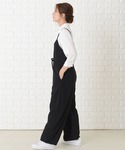 サロペット オーバーオール ゆったりワイドサロ...の詳細画像4