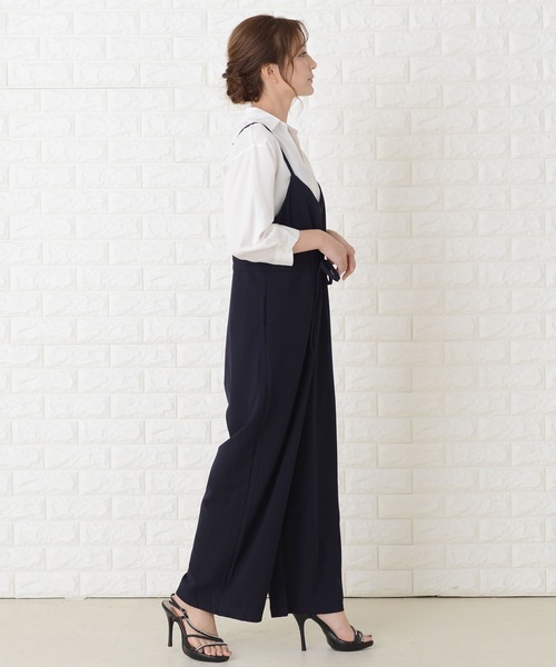 サロペット・オーバーオール・オールインワン Petal lace overalls (Ice gray) Petal lace overalls Ice gray サイズ1