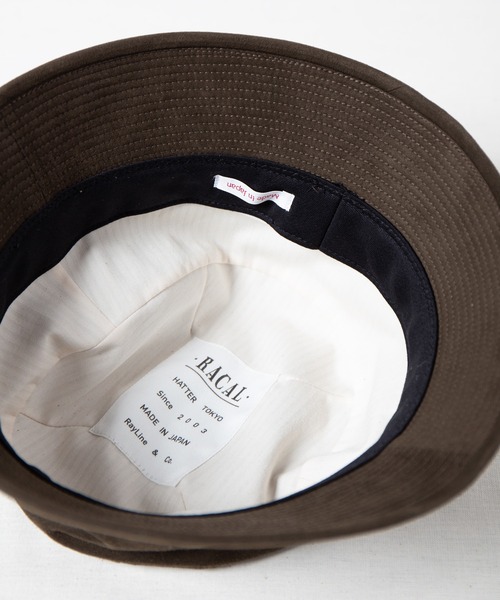 RACAL（ラカル） 帽子 ハット メンズ Micro Suede Down Brim Bucket