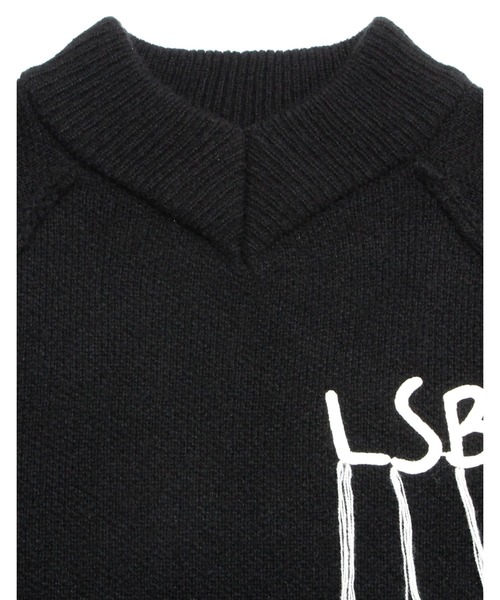ニット セーター 「Little sunny bite」LSB stitch knit top レディース メンズ Little sunny bite ニット セーター 「Little bite」LSB stitch