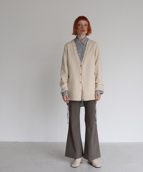DRESSLAVE（ドレスレイブ） パンツ tricot rib flare pants(トリコット