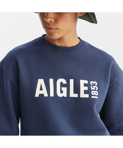 AIGLE（エーグル） トレーナー スウェット ロゴクルーネックスウェット