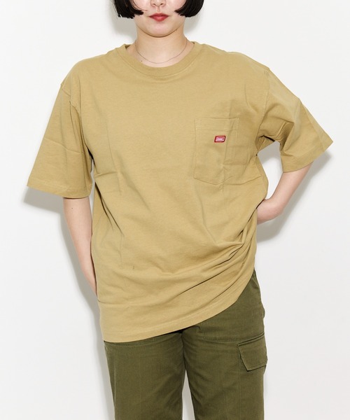 Coleman（コールマン） tシャツ 「 」ポケット付クルーネックTシャツ