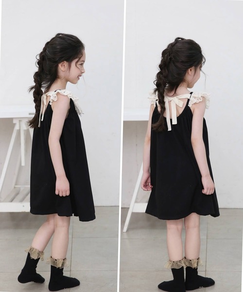 ジュニアレースワンピース Rora ワンピース キャサリン レース キッズ 子供服 女の子