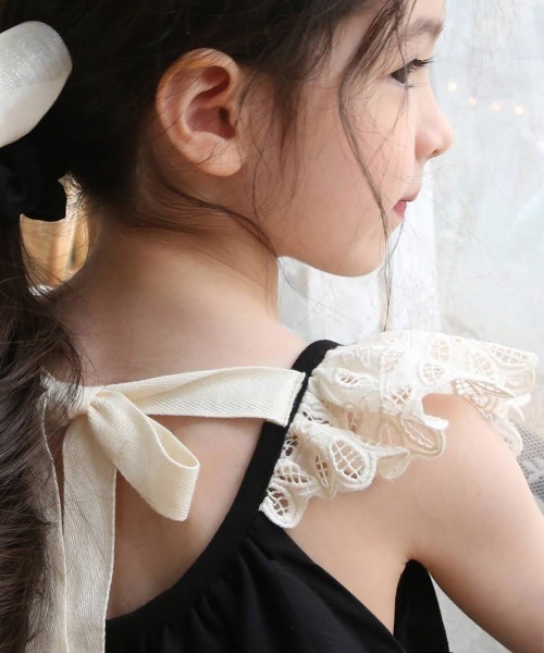 Rora ワンピース キャサリン レース キッズ 子供服 女の子