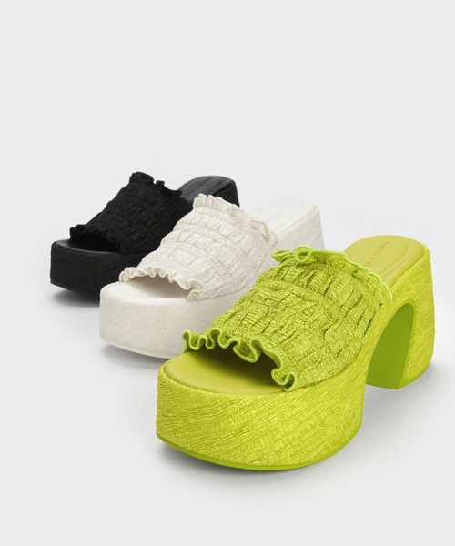 サンダル・ミュール Ncub Sandals Sandal whit heel Nero Ncub - Le Follie Shop