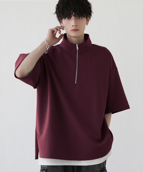 LILL（リル） tシャツ サイドスリットコットンポンチビッグシルエット
