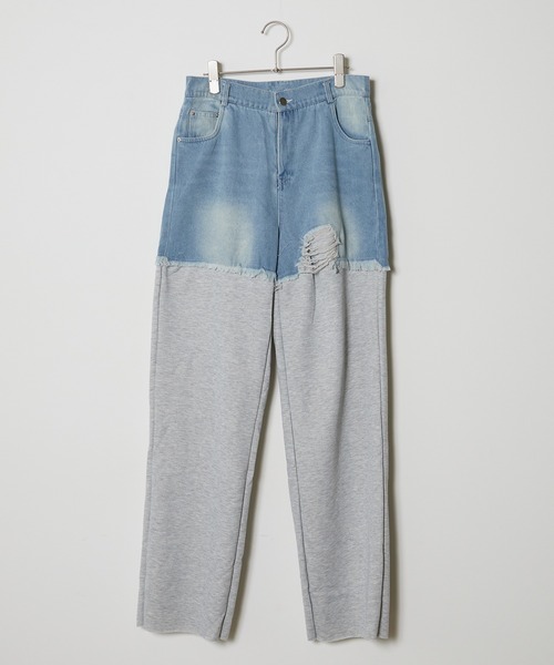 ROOP TOKYO ジーンズ デニム デニムパンツ Sweat Collaboration Damage