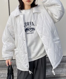ブルゾン アウター キルティングオーバージャケット レディース
