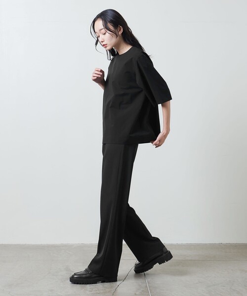 MARW UNITED ARROWS ツイルフレアパンツ　ブラック38 UNITED ARROWS｜<MARW UNITED ARROWS>ツイル フレアパンツ