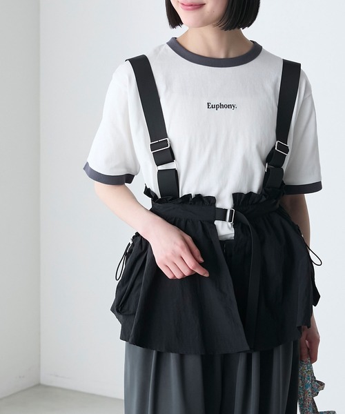 forksy.（フォルクシー） ベスト ジレ 夏 「forksy.」ナイロンフリル