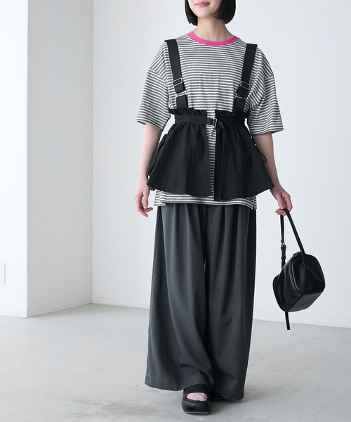 forksy.（フォルクシー） ベスト ジレ 「forksy.」ナイロンフリル