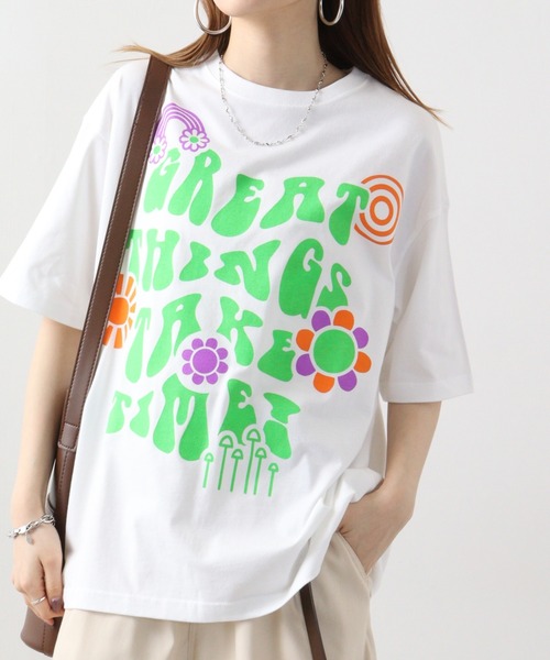 RGY tシャツ レトロヒッピービッグシルエットTシャツ メンズ