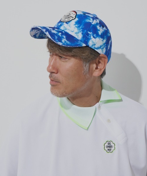 DECEMBERMAY カラフルキャップ DECEMBERMAY キャップ 帽子 Tie dye art iridescent cap メンズ