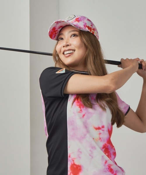 DECEMBERMAY キャップ 帽子 Tie dye art iridescent cap メンズ