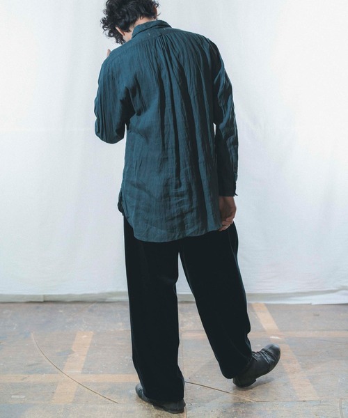 suzuki takayuki スズキタカユキ デニムサルエルパンツ ブラック suzuki takayuki（スズキタカユキ） パンツ wide-legged pants II