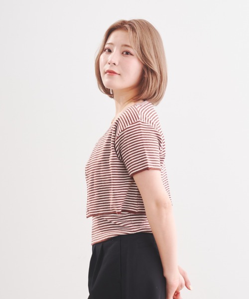 tシャツ アンサンブルサマーニット レディース tシャツ アンサンブルサマーニット レディース : ZOZOTOWN Yahoo