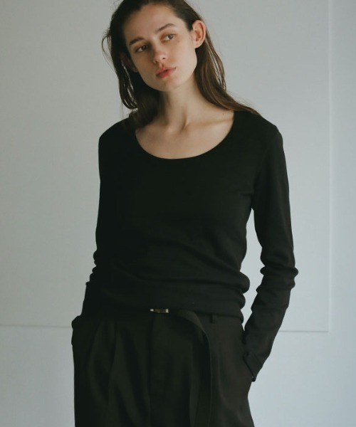 etretokyo オーガニックコットンUネッ クT ETRE TOKYO tシャツ three dots オーガニックコットンU