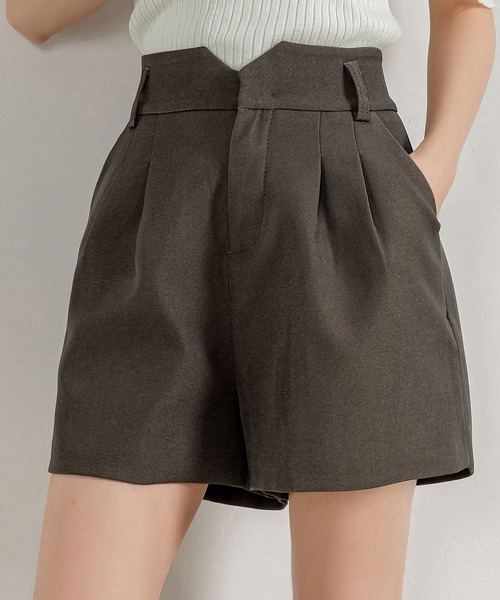 DAY CLOSET パンツ 「大きいサイズ有/裏地付き」韓国っぽフロント