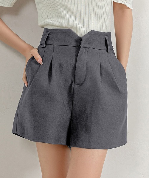 DAY CLOSET パンツ 「大きいサイズ有/裏地付き」韓国っぽフロント