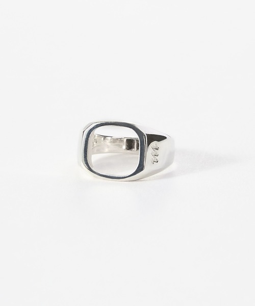 【最終値下げ！】メルタムmeltum シグネットリング 指輪18 meltum 指輪 リング SIGNET OPEN RING / シグネットオープン