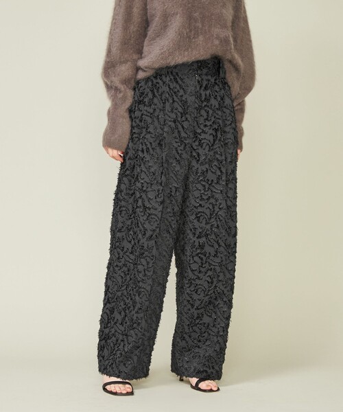 パンツ conte UNITED ARROWS｜<conte>アシンメトリー タックパンツ | Rakuten
