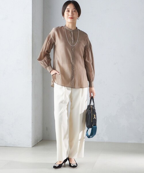 sov.シャーリングブラウス 36 sov.シャーリングブラウス 36