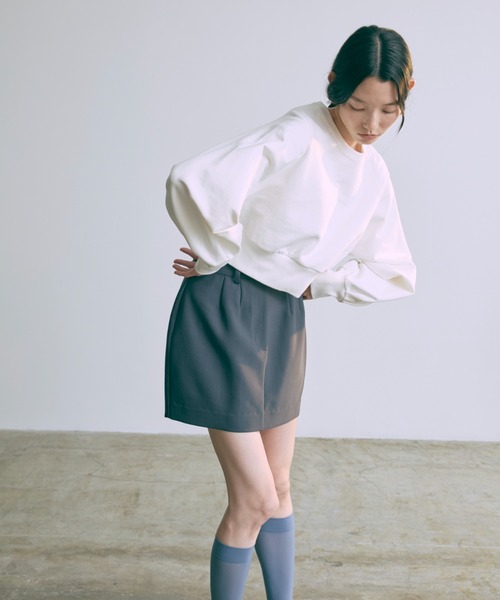 Eaphi WAVE LINE COCOON SKIRT ＋awトップス　セット EN NEUME スカート Cocoon Mini Skirt : ZOZOTOWN Yahoo!店 - 通販