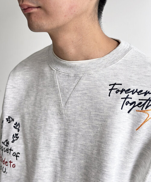 CPCM（シーピーシーエム） tシャツ 落書き裏毛スウェット メンズ
