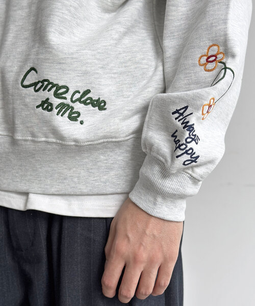 CPCM（シーピーシーエム） tシャツ 落書き裏毛スウェット メンズ
