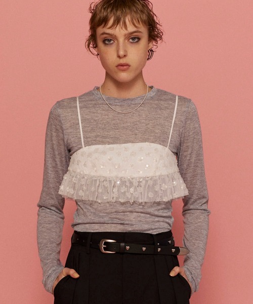 MAISON SPECIAL（メゾンスペシャル） ブラウス シャツ Multi Fabric