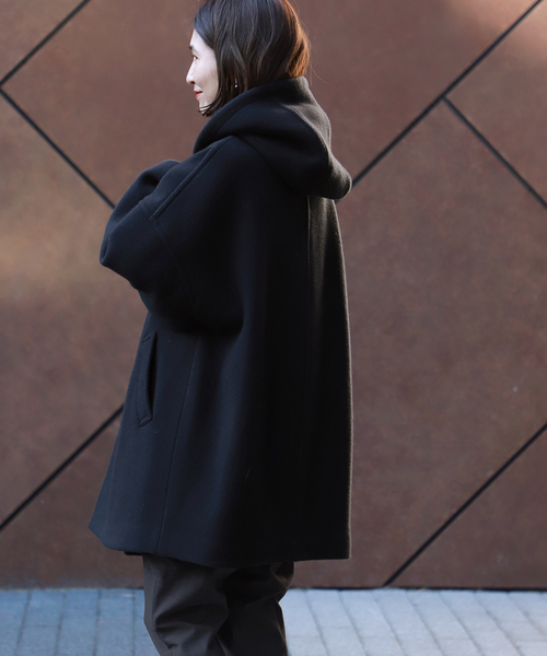 VERMEIL par iena（ヴェルメイユパーイエナ） コート - ネイビー