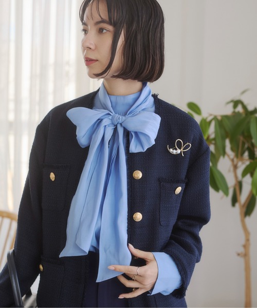 ANGIE ジャケット ノーカラージャケット 卒園式 卒業式 ノーカラー