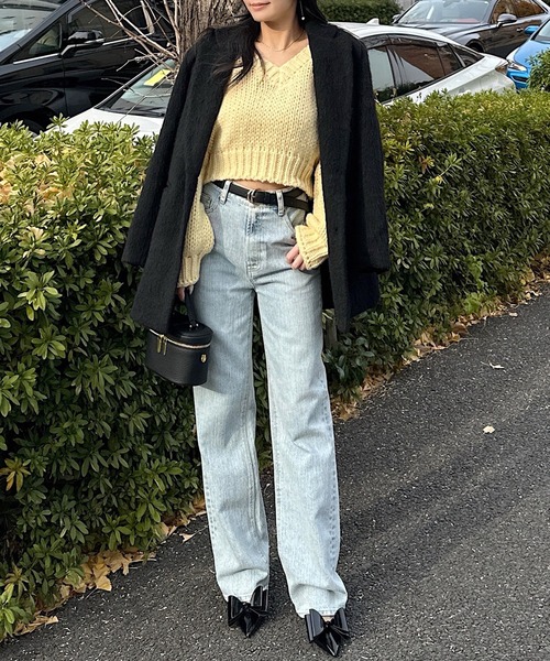 ROYAL PARTY（ロイヤルパーティー） ニット セーター ポッピングカラー