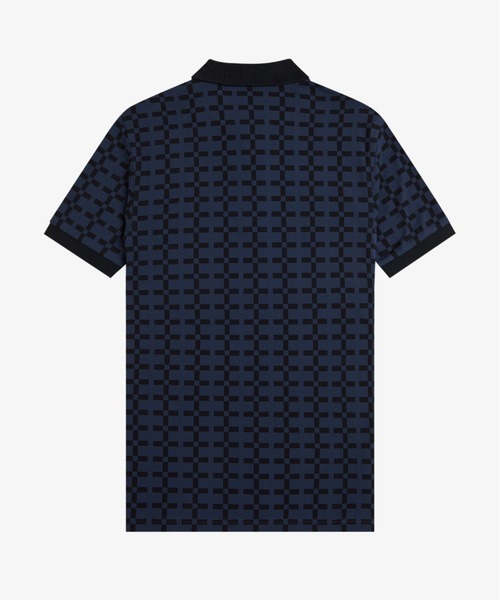FRED PERRY ポロシャツ Jacquard Print Polo Shirt／ジャカード